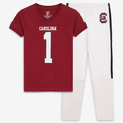 South Carolina Gamecocks Wes & Willy Preschool V-Neck Pajama Set - Garnet