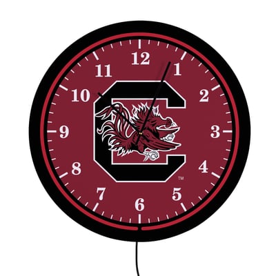 South Carolina Gamecocks 18" Lighted Round LED Wall Clock