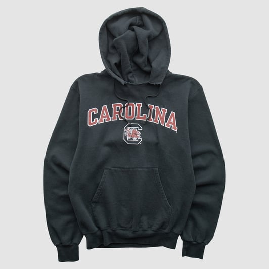 South Carolina Gamecocks Champion 2000s Hooded Pullover Sweatshirt - Black - XS by Fanatics Real Vintage