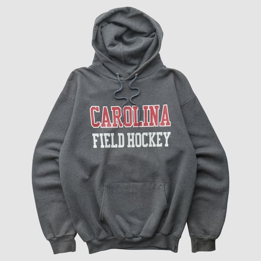 South Carolina Gamecocks Champion 2000s Hooded Pullover Sweatshirt - Dark Heather Gray - S by Fanatics Real Vintage
