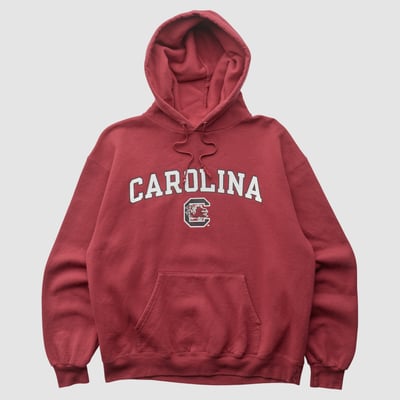 South Carolina Gamecocks Champion 2000s Hooded Pullover Sweatshirt - Red - L by Fanatics Real Vintage