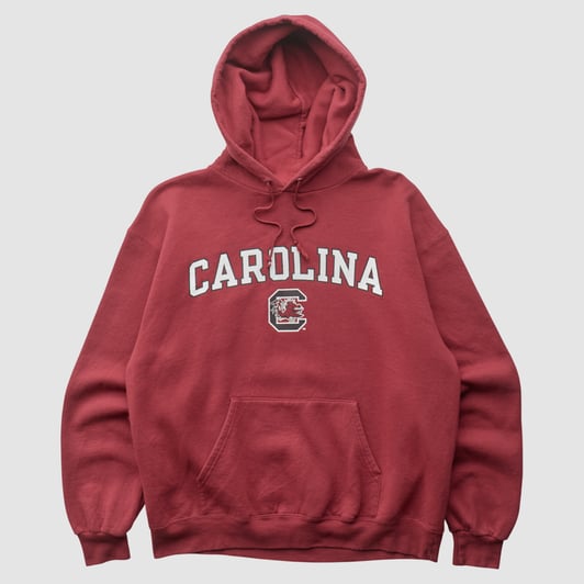 South Carolina Gamecocks Champion 2000s Hooded Pullover Sweatshirt - Red - L by Fanatics Real Vintage