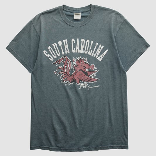 South Carolina Gamecocks Gildan 2010s T-shirt - Gray - S by Fanatics Real Vintage