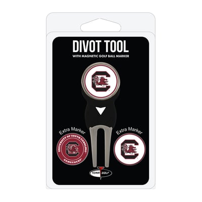 South Carolina Gamecocks Golf Divot Tool Pack with 3 Magnetic Markers