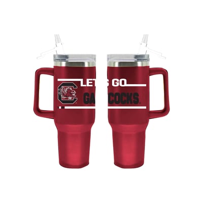 South Carolina Gamecocks The Memory Company 40oz. Stainless Steel Team Color Tumbler with Flip Straw