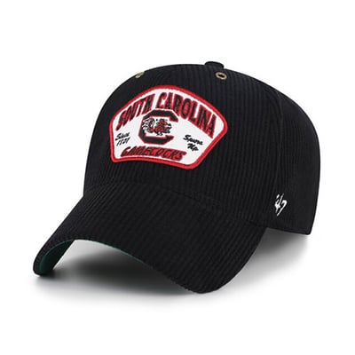 South Carolina Gamecocks '47 Unisex Accordia Corduroy MVP Adjustable Hat - Black