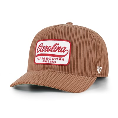 South Carolina Gamecocks '47 Unisex Corduroy Patch Hitch Adjustable Hat - Brown