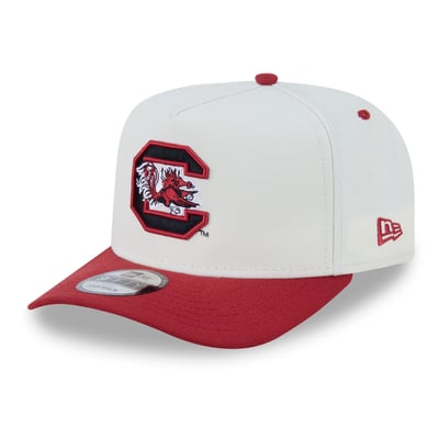 South Carolina Gamecocks New Era Unisex 9FIFTY A-Frame Snapback Hat - White/Garnet