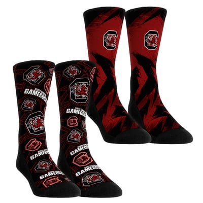  South Carolina Gamecocks Rock Em Unisex Game Day Two-Pack Crew Socks Set - Maroon