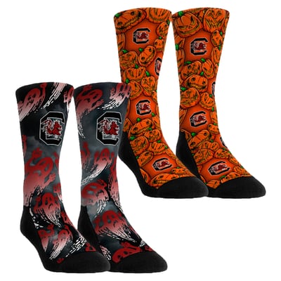 South Carolina Gamecocks Rock Em Socks Unisex Halloween Crew Socks 2-Pack Set