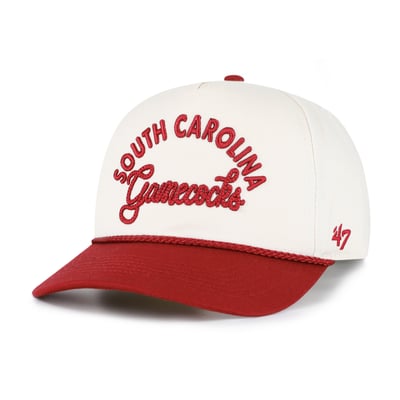 South Carolina Gamecocks '47 Women's Rope Script Hitch Adjustable Hat - Cream/Garnet
