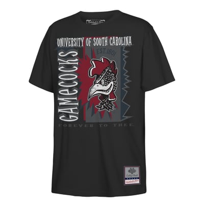  South Carolina Gamecocks Mitchell & Ness Youth 90s Retro Poster T-Shirt - Black