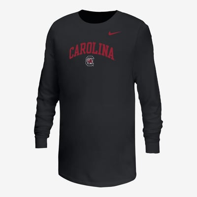  South Carolina Gamecocks Nike Youth Arched Core Long Sleeve T-Shirt - Black