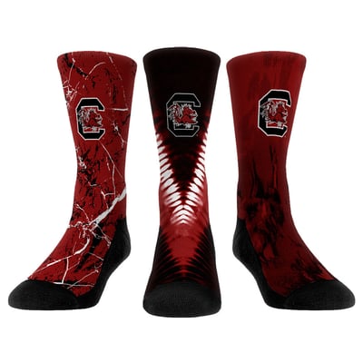  South Carolina Gamecocks Rock Em Youth Three-Pack Crew Socks Set