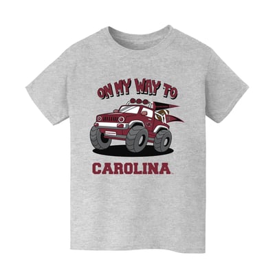 South Carolina Gamecocks Vive La Fete Youth On My Way T-Shirt - Gray