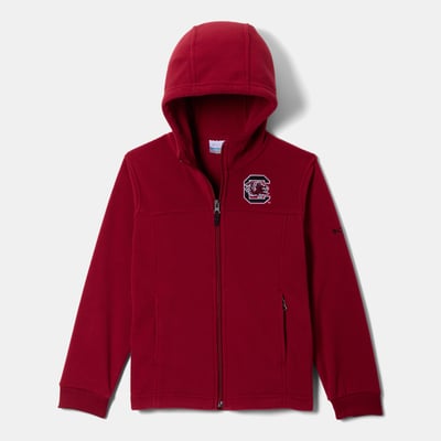  South Carolina Columbia Youth Flanker Fleece Full-Zip Hoodie - Garnet