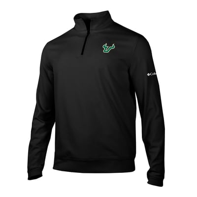  South Florida Bulls Columbia Grainline Quarter-Zip Pullover - Black