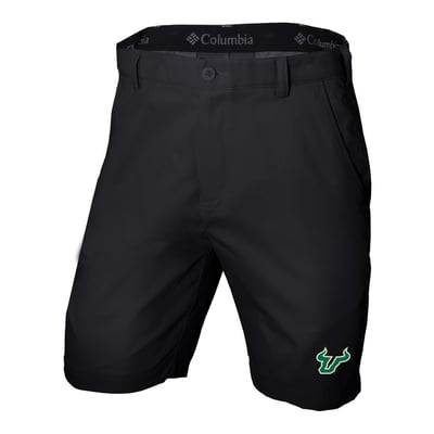  South Florida Bulls Columbia Omni-Wick Lie Angle Shorts - Black