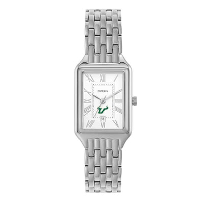 South Florida Bulls Fossil Women's Raquel Three-Hand Date Stainless Steel Watch