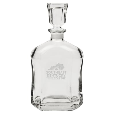 Southeast Kentucky Community & Technical College 23.75oz. Crystal Whisky Decanter