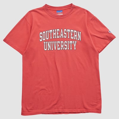 Southeastern University Fire Champion 2000s T-shirt - Red - M by Fanatics Real Vintage