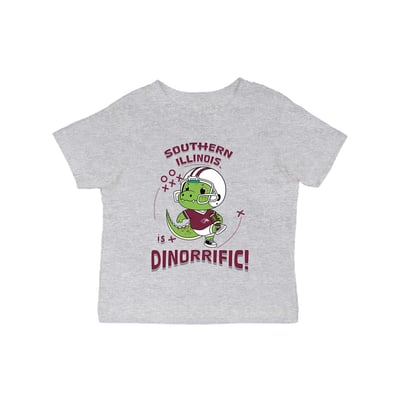 Southern Illinois Salukis Vive La Fete Infant Dinorrific T-Shirt - Gray