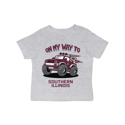 Southern Illinois Salukis Vive La Fete Infant On My Way T-Shirt - Gray