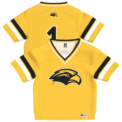 Southern Miss Golden Eagles GameDay Greats Infant Lightweight Collegiate Football Fashion Jersey - Gold
