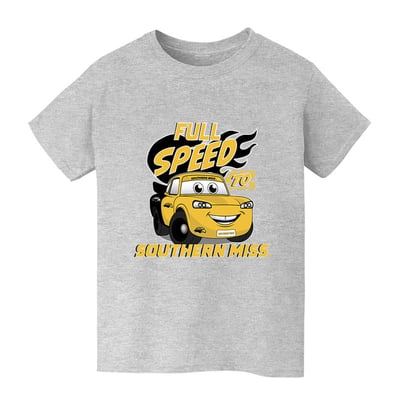  Southern Miss Golden Eagles Vive La Fete Youth Full Speed T-Shirt - Gray