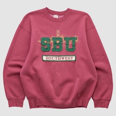 Southwest Baptist University Bearcats Fruit of the Loom 90s Pullover Sweatshirt - Maroon - S by Fanatics Real Vintage