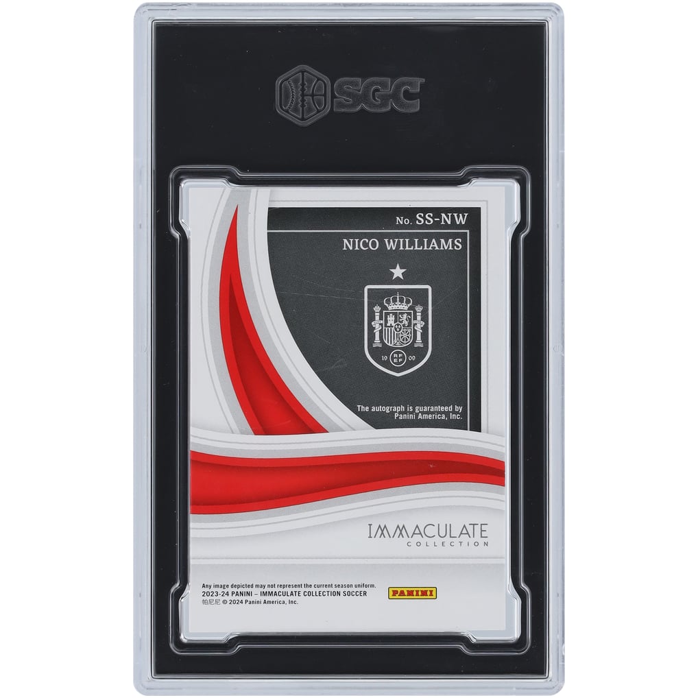 Nico Williams Spain National Team Autographed 2023-24 Panini 