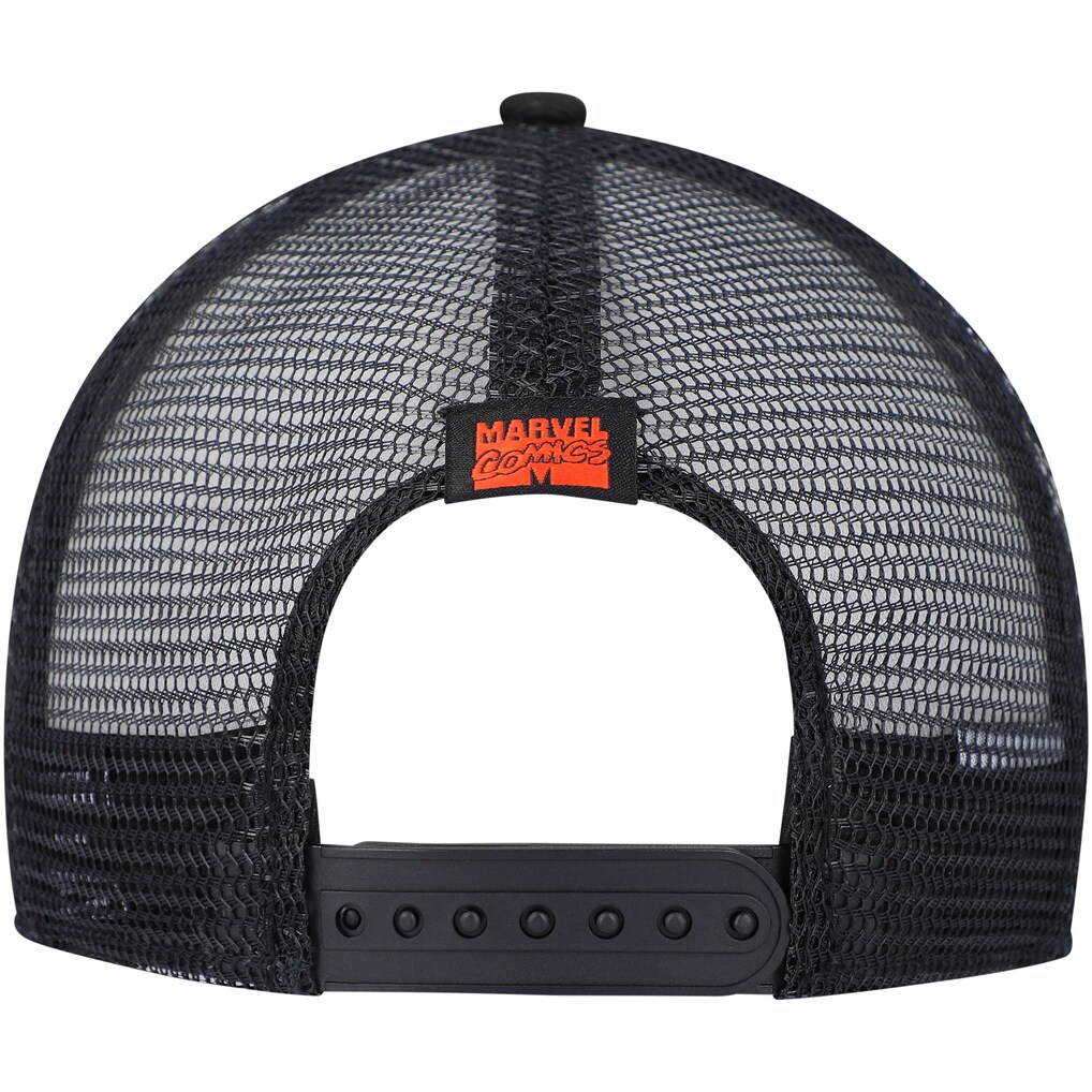 Spider-Man Retro A-Frame Snapback Hat - Black