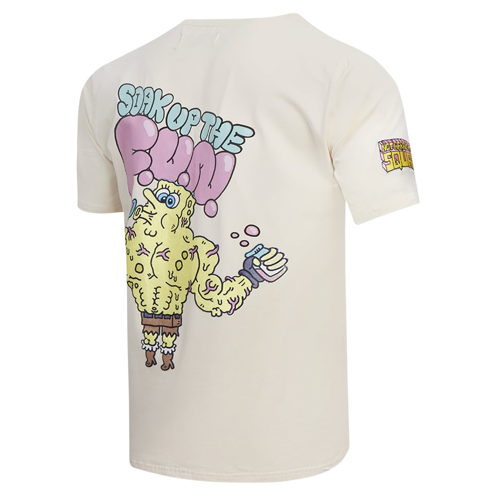 SpongeBob SquarePants Freeze Max Soak Up The Fun T-Shirt - Natural