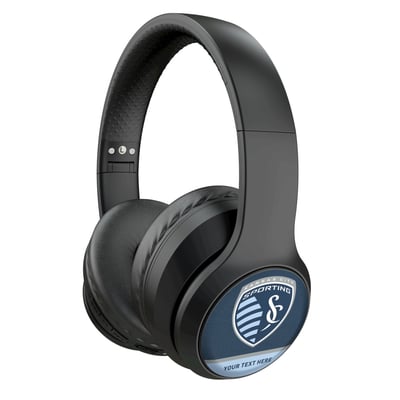 Sporting Kansas City Keyscaper Personalized Solid Wireless Bluetooth Headphones With Case