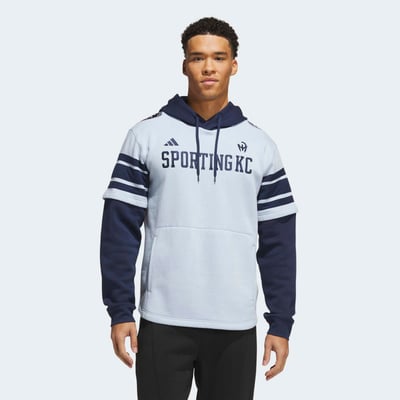 Sporting Kansas City adidas MLS x US Sports Jersey Hoodie - Light Blue
