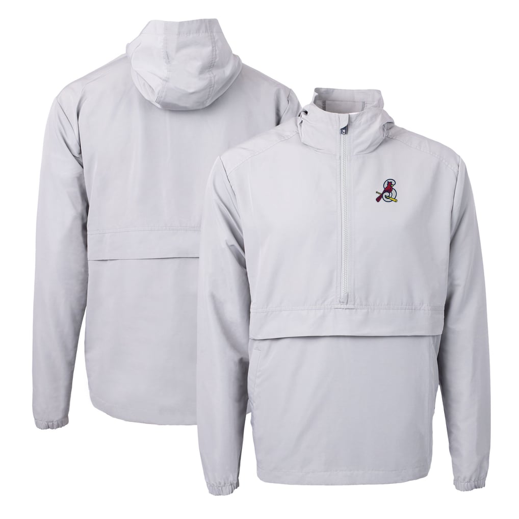 Men's Springfield Cardinals Cutter & Buck Gray Charter Eco Recycled ...