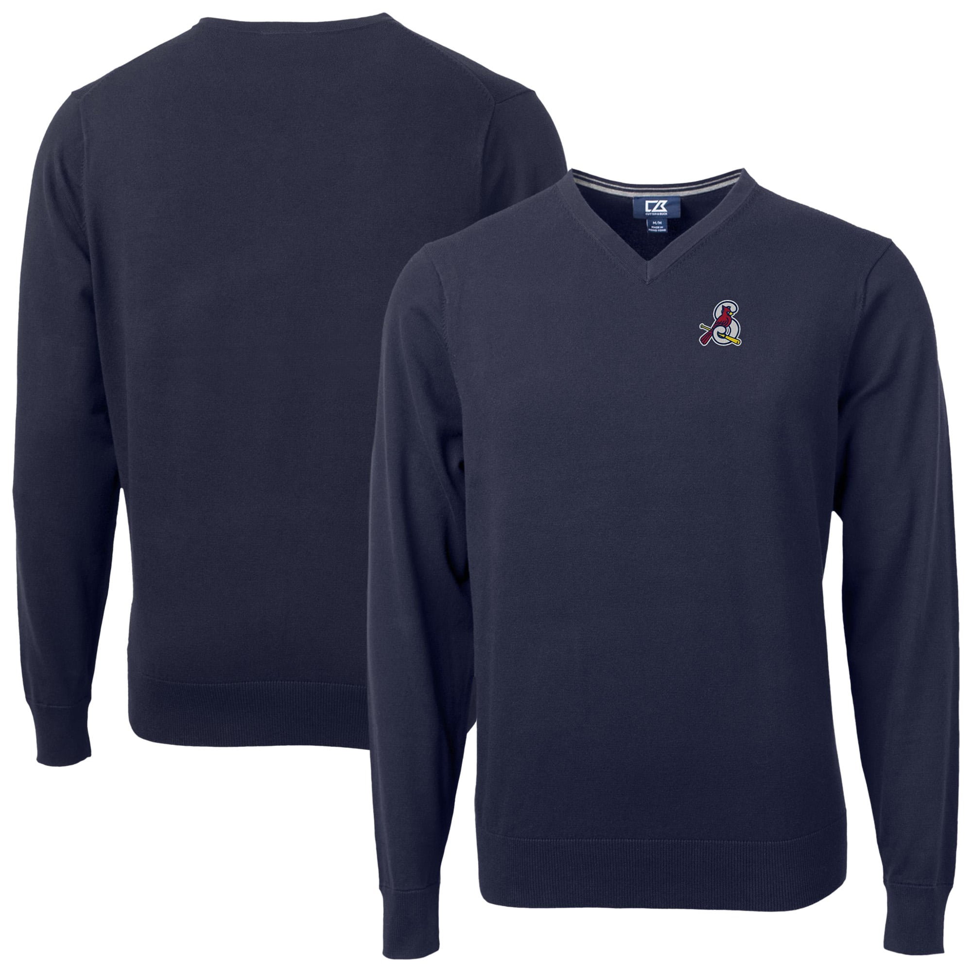 Men's Springfield Cardinals Cutter & Buck Navy Big & Tall Lakemont Tri ...