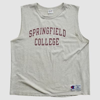 Springfield College Pride Champion 90s Tank - Heather Gray - XL by Fanatics Real Vintage