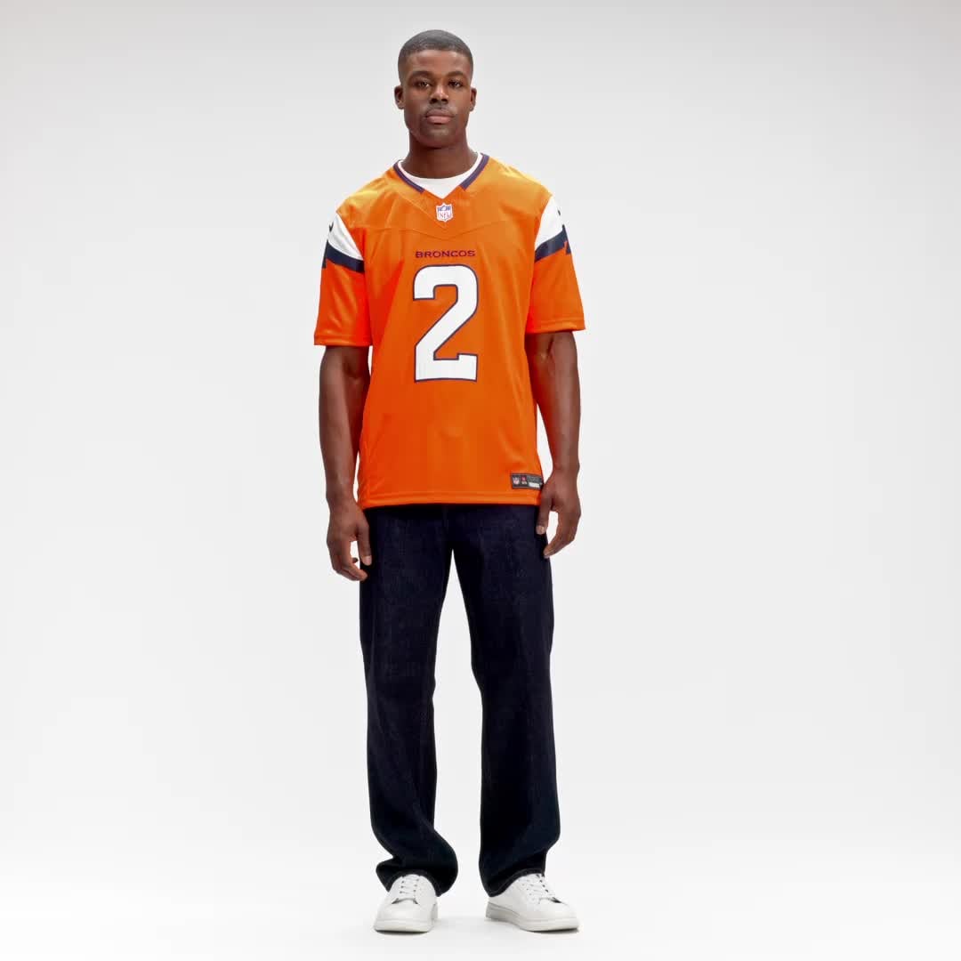 Men's Nike Patrick Surtain II Orange Denver Broncos Team Vapor