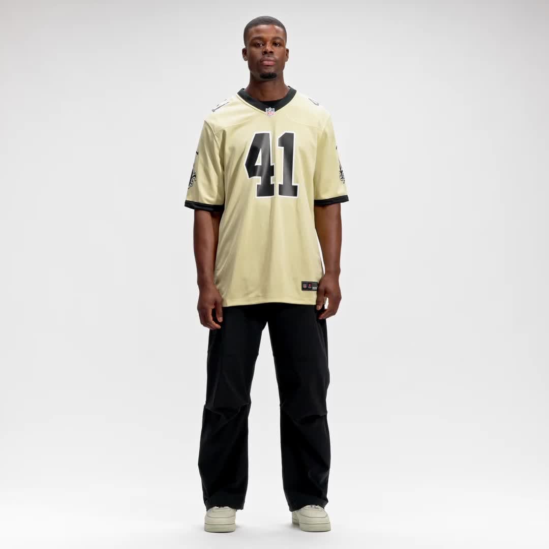 Men's Nike Alvin Kamara Gold New Orleans Saints Gameday Golds