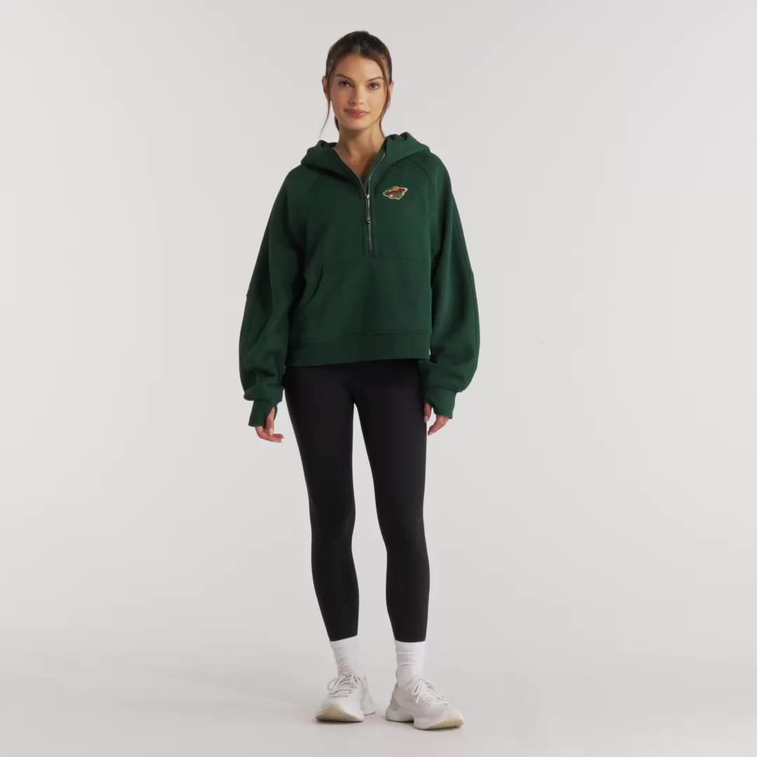 Women's Minnesota Wild lululemon Alouette Scuba Oversized Half-Zip