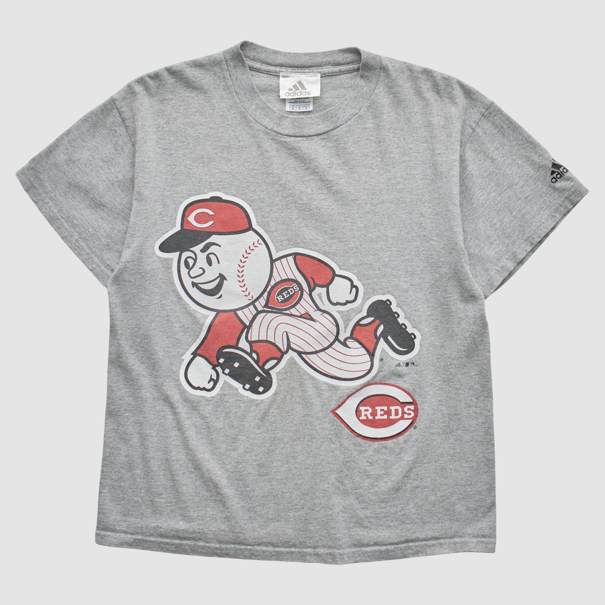 Cincinnati Reds Adidas 2000s T-Shirt - Gray - S