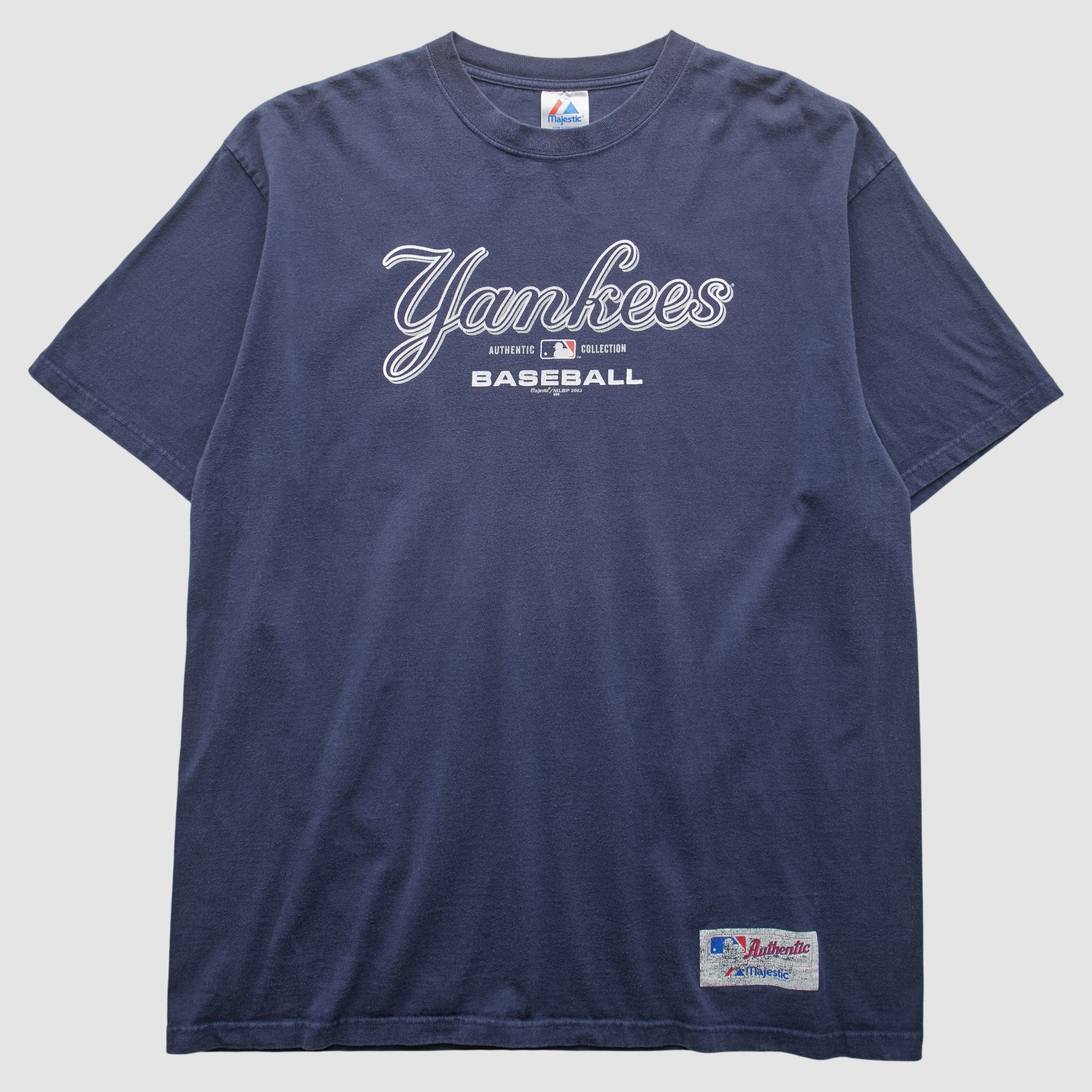New York Yankees Majestic 2003 T-Shirt - Navy - 2XL