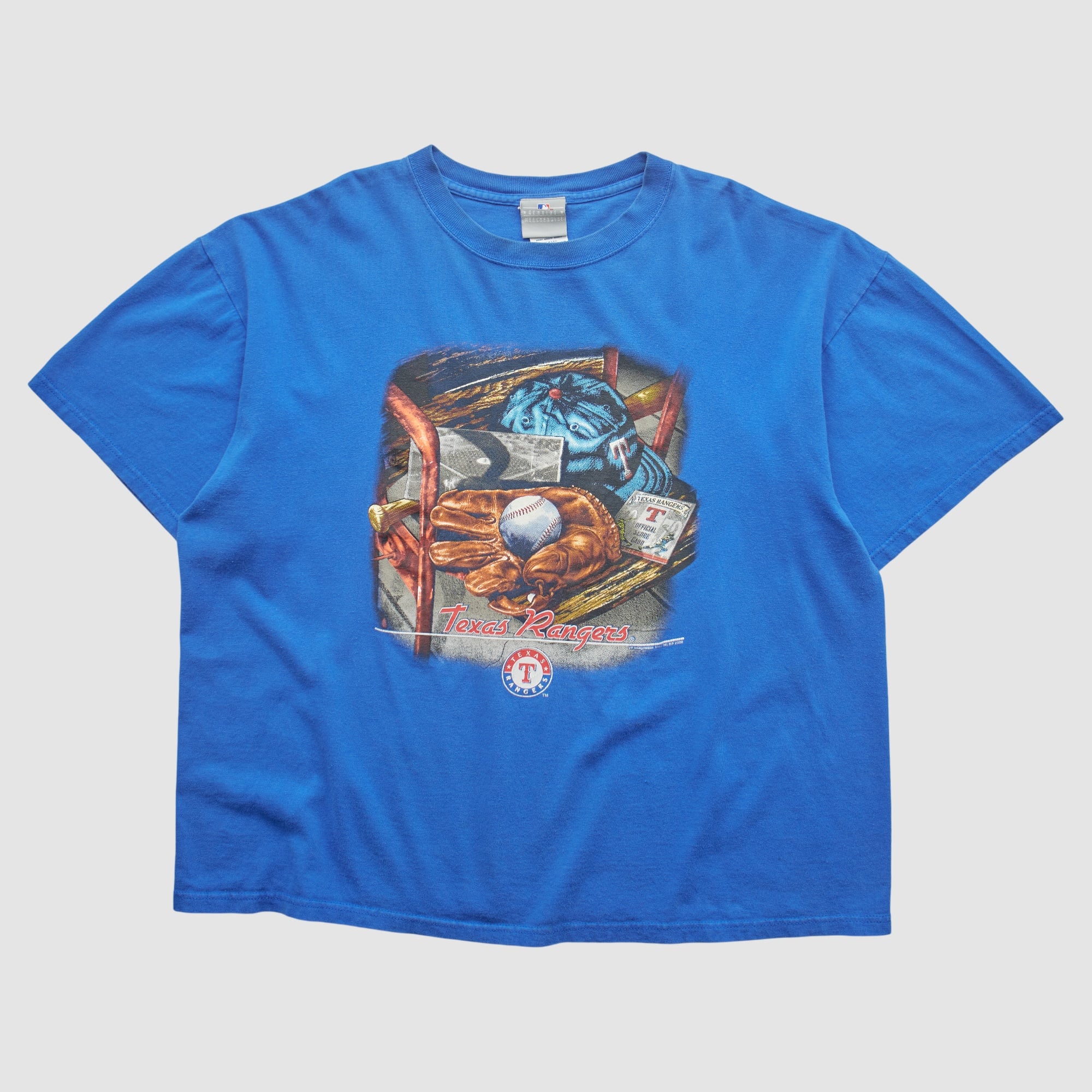 Texas Rangers 2008 T-Shirt - Blue - L