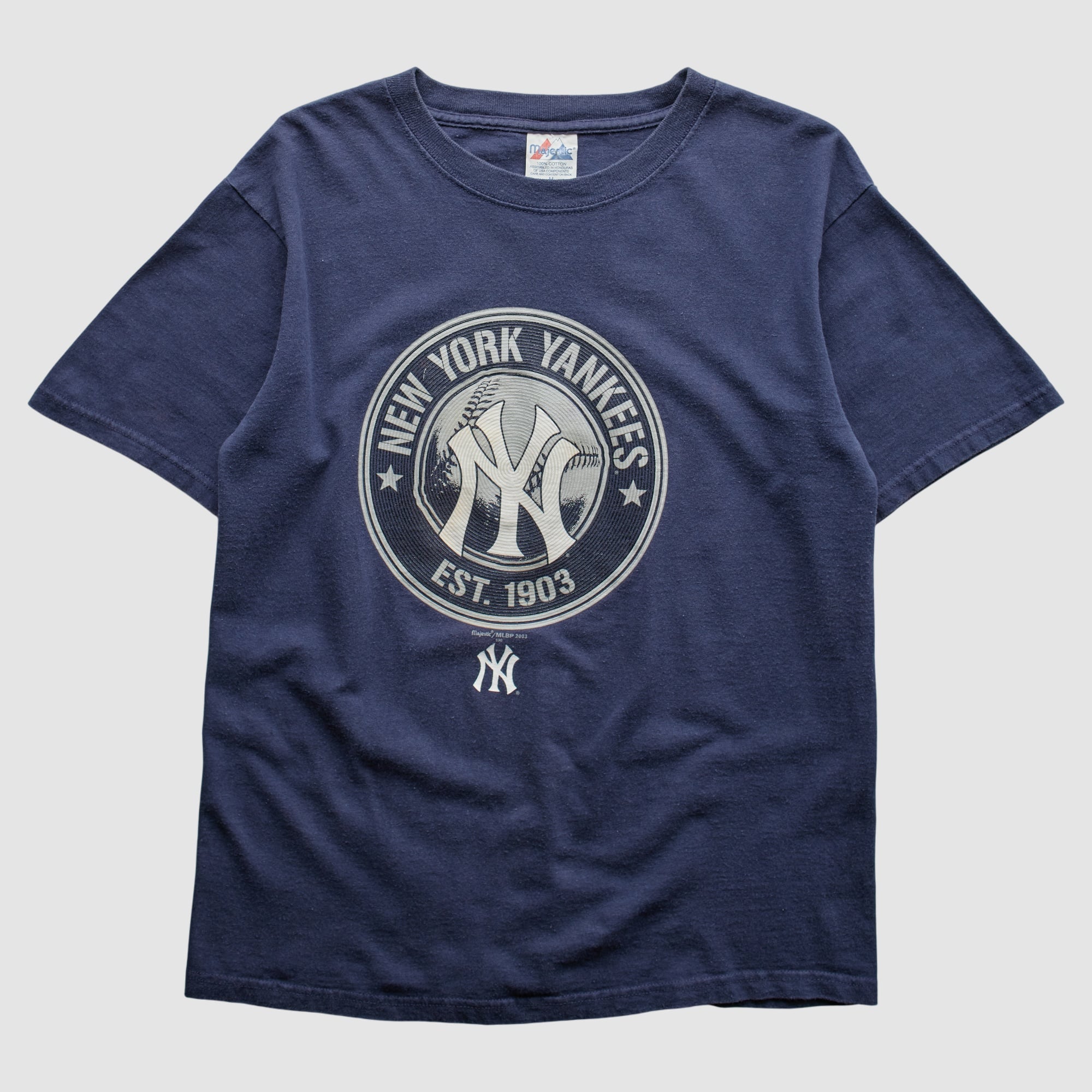 New York Yankees Majestic 2003 T-Shirt - Navy - S