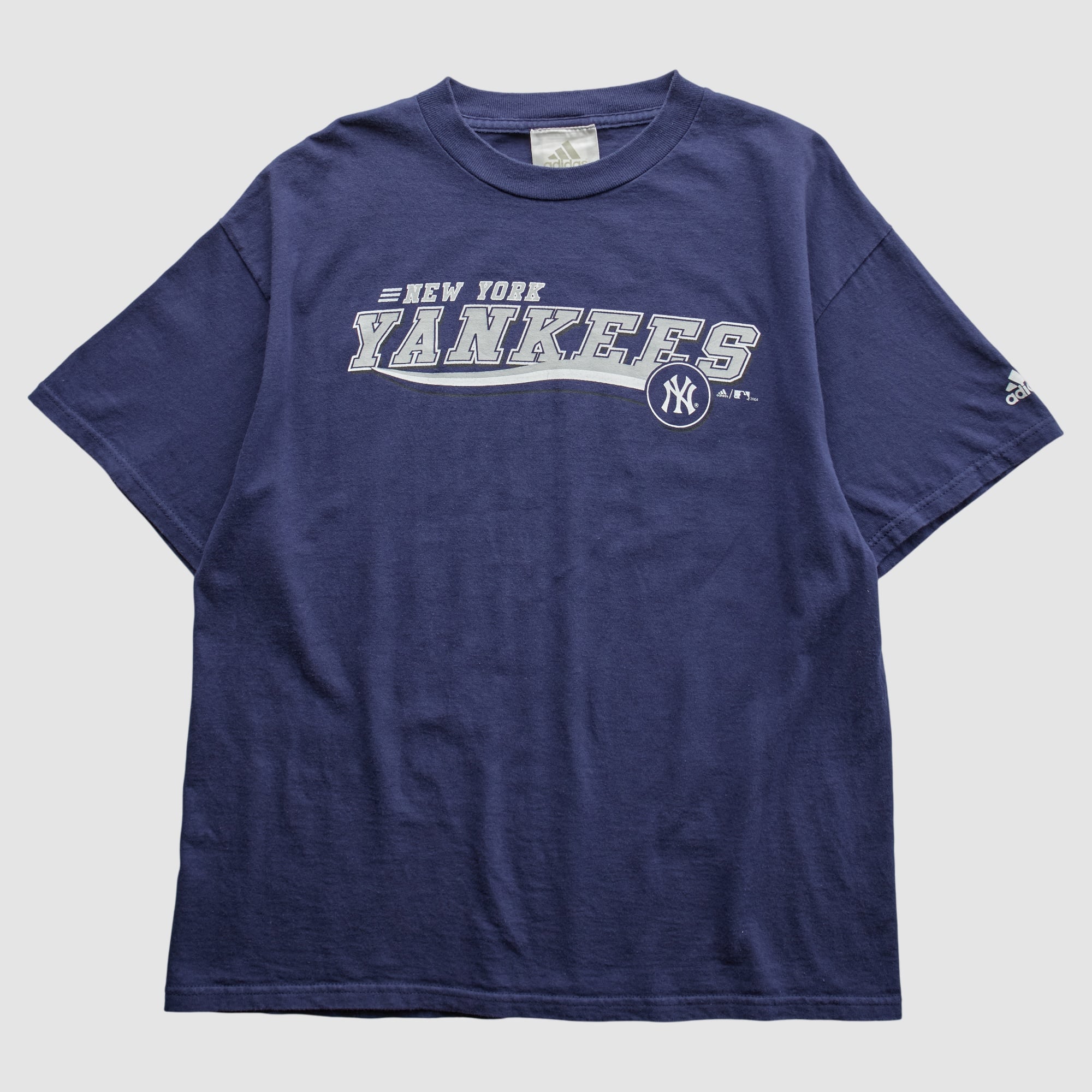New York Yankees Adidas 2004 T-Shirt - Navy - S