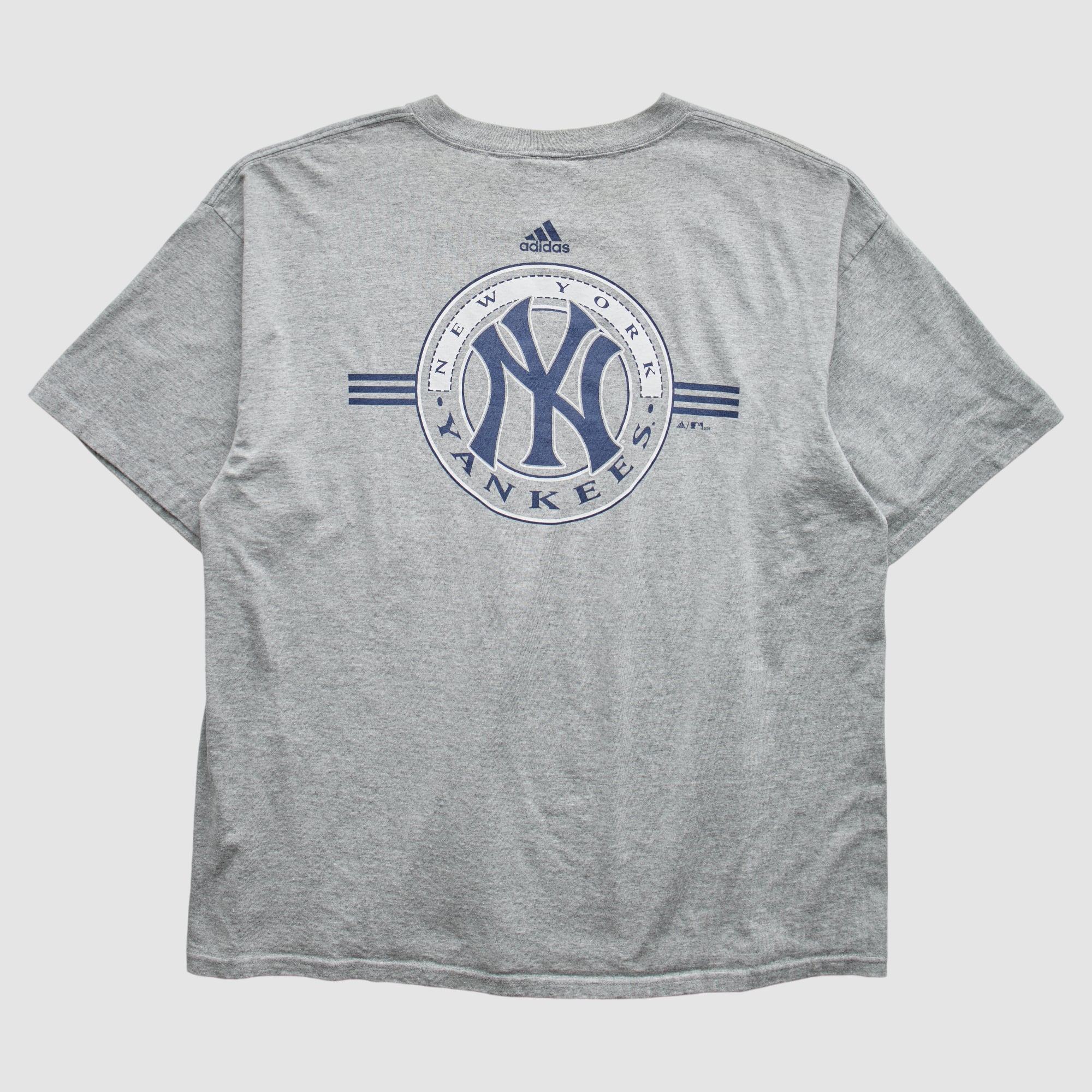 New York Yankees Adidas 2004 T-Shirt - Gray - 2XL