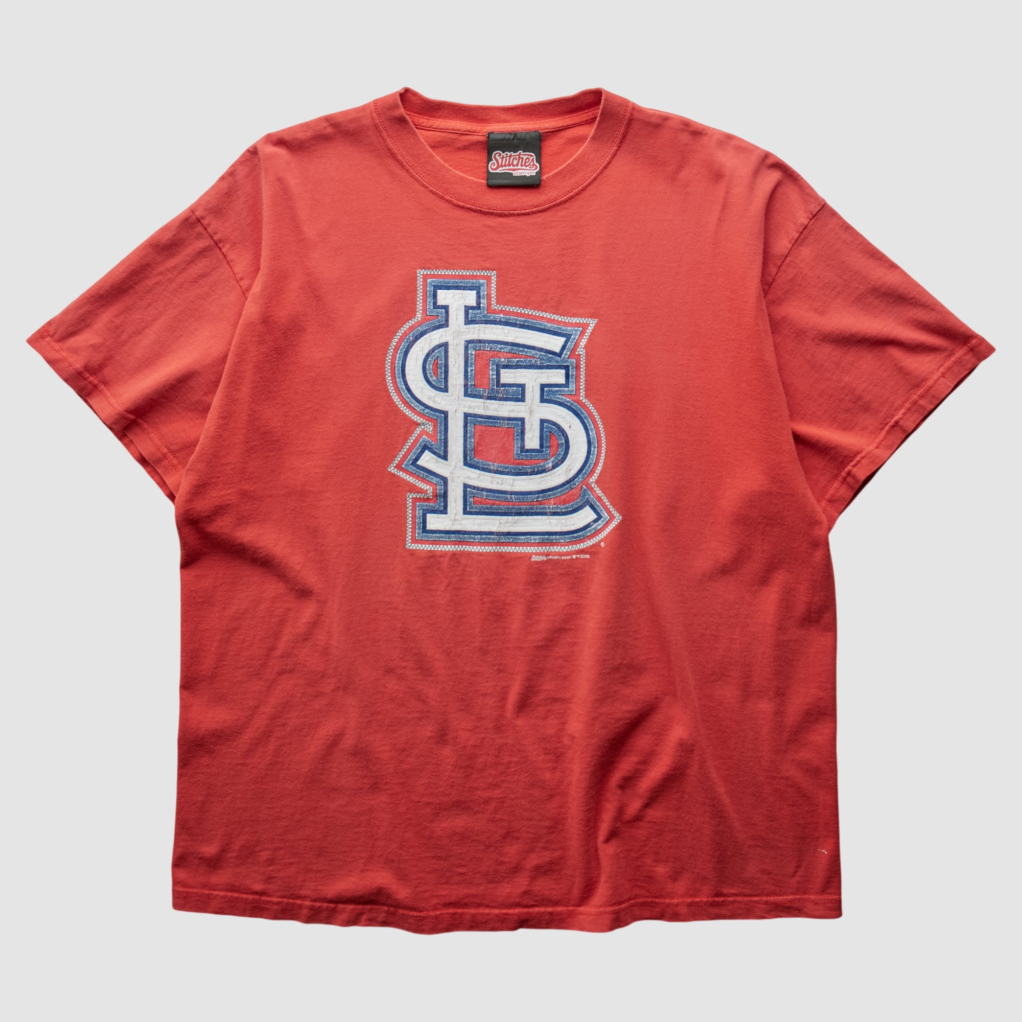 St. Louis Cardinals Stitches 2006 T-Shirt - Red - XL