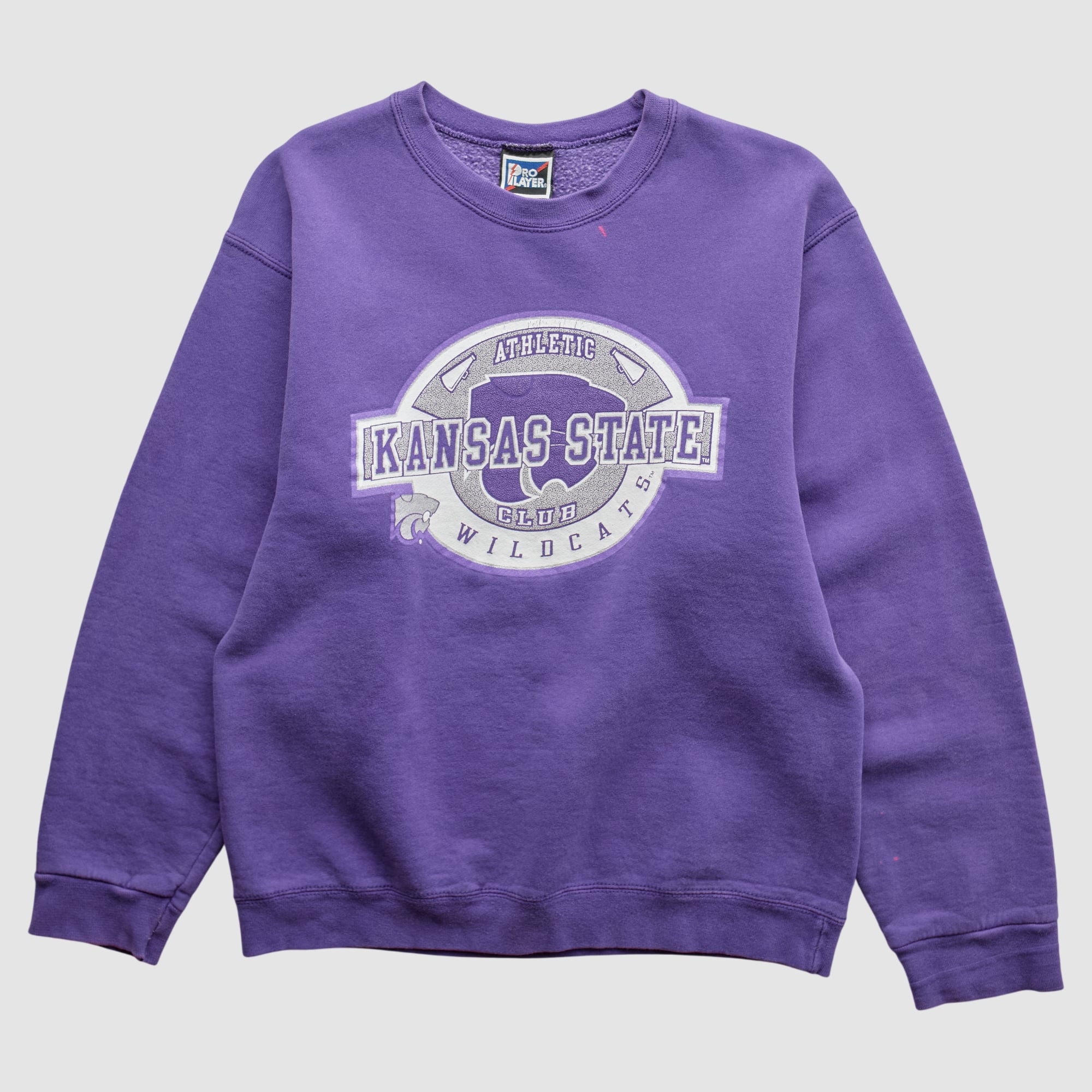 Kansas State Wildcats Pro Player 90s Pullover Sweatshirt - Purple - XS