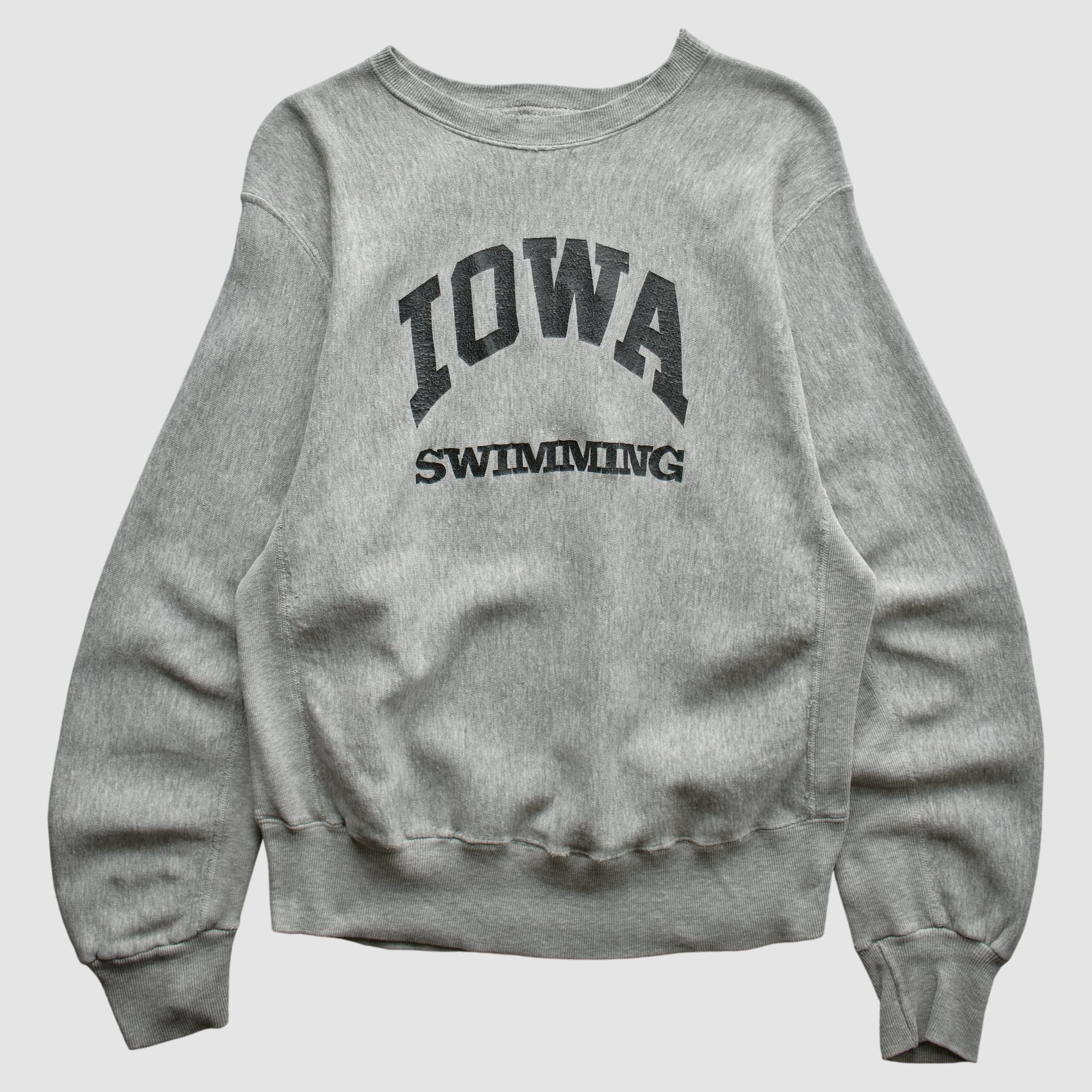 Iowa Hawkeyes MVP 90s Pullover Sweatshirt - Heather Gray - S